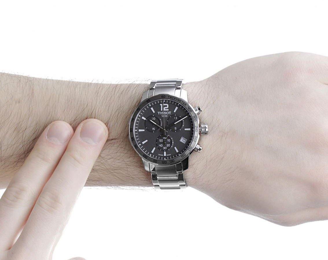 Tissot Swiss Made T-Sport Quickster Chronograph Men's Stainless Steel Watch T0954171106700 - Diligence1International