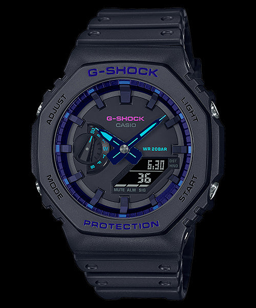 Casio G-Shock Carbon Core Guard Virtual Reality AP CasiOak Watch GA2100VB-1ADR