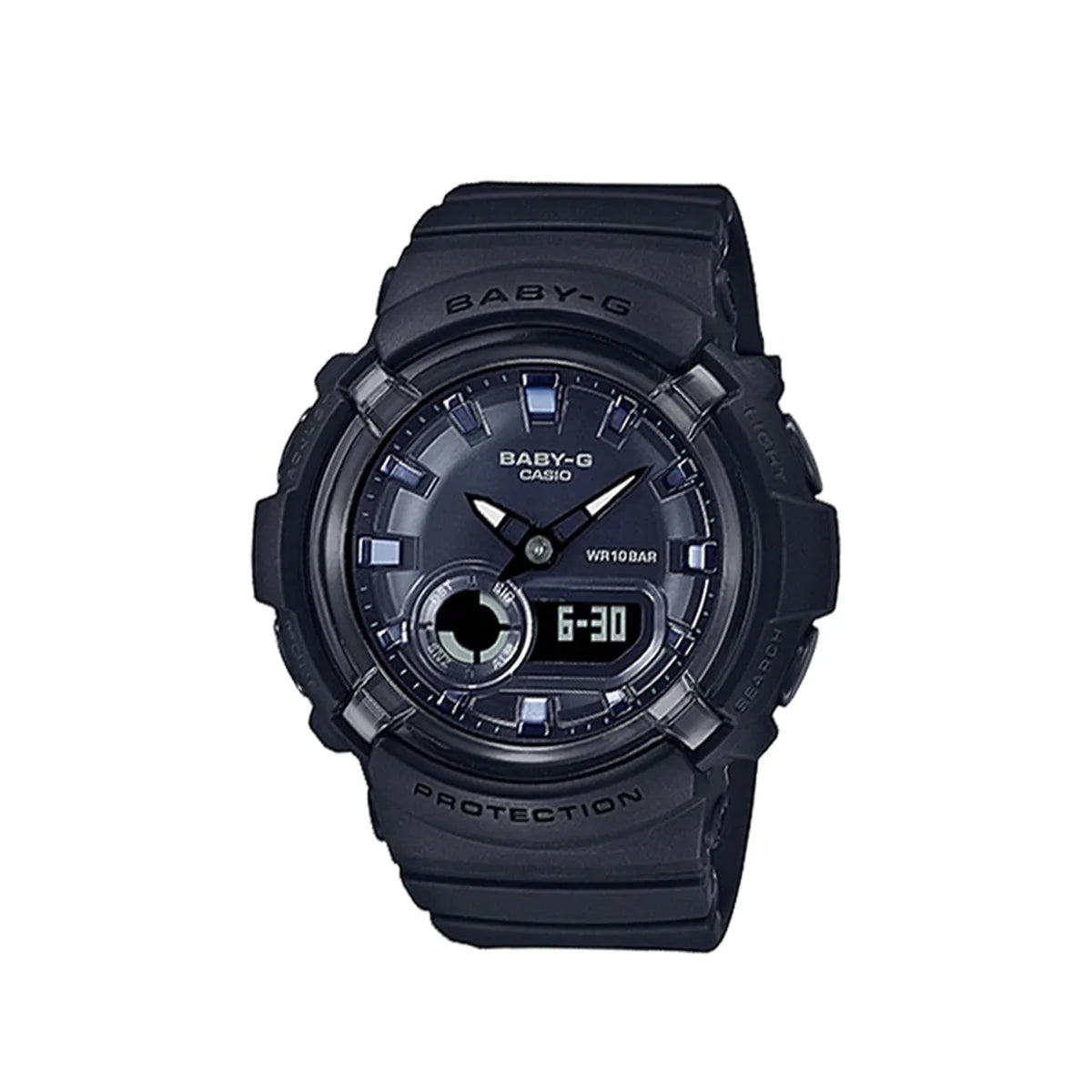 Casio Baby-G Standard Anadigi All Black Stealth Series Watch BGA-280-1ADR