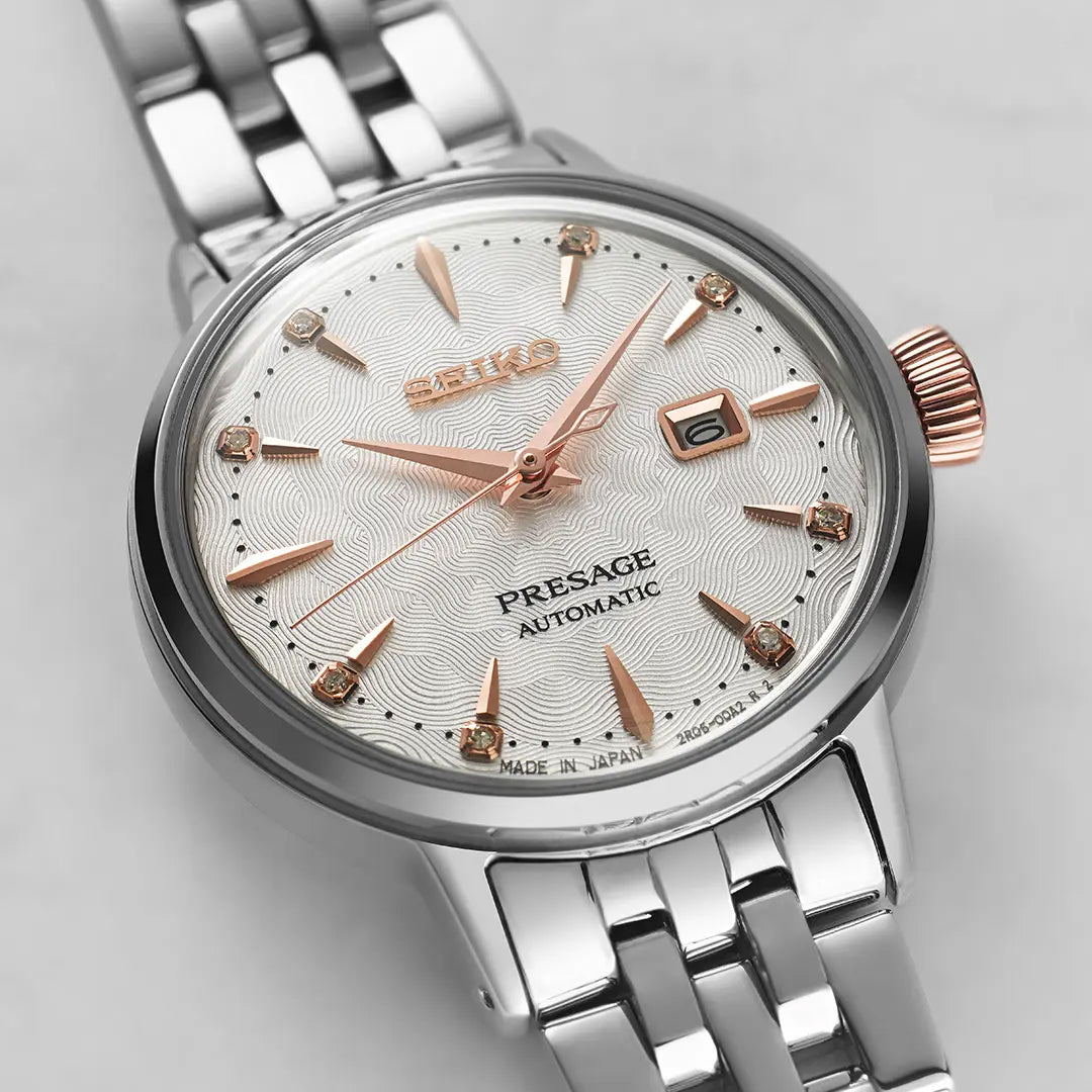 Seiko Japan Made Presage Cocktail Time "Clover Club" Ladies' Watch SRE009J1