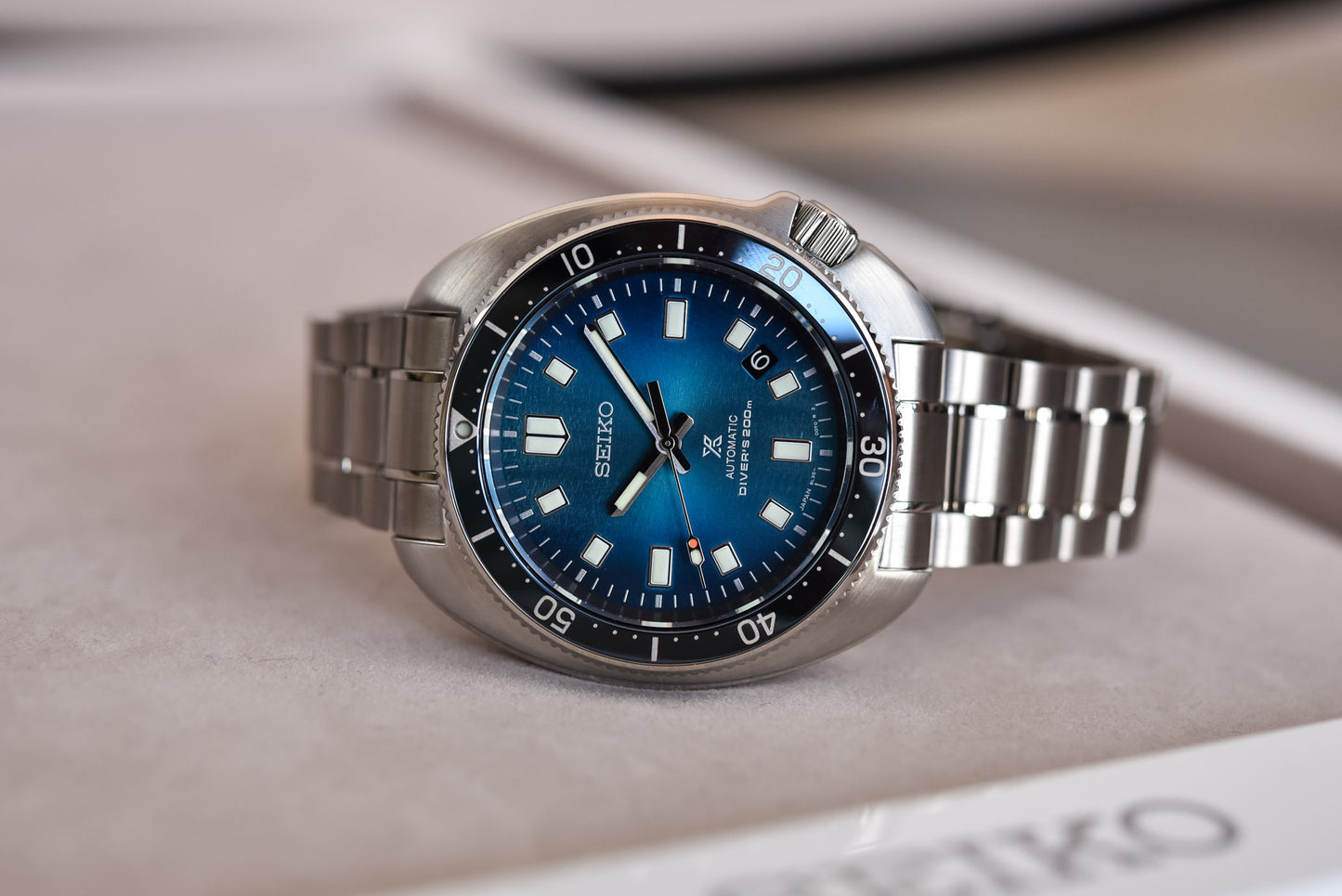 Seiko 1970 Recreation Aurora LE Apocalypse Captain Willard Marinemaster 200M Men's Watch SLA063J1