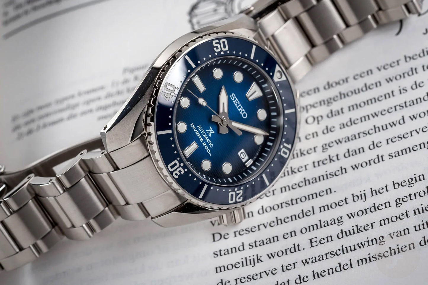 Seiko Prospex King Sumo Regular Blue Men's Stainless Steel Watch SPB321J1