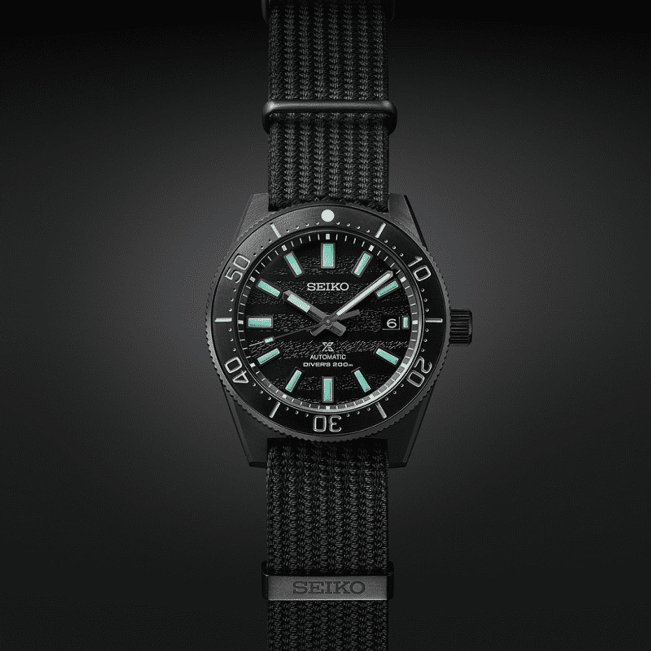 Seiko Prospex Diver's 62MAS Marinemaster Black Series Night LE Men's Seichu Strap Watch SLA067J1