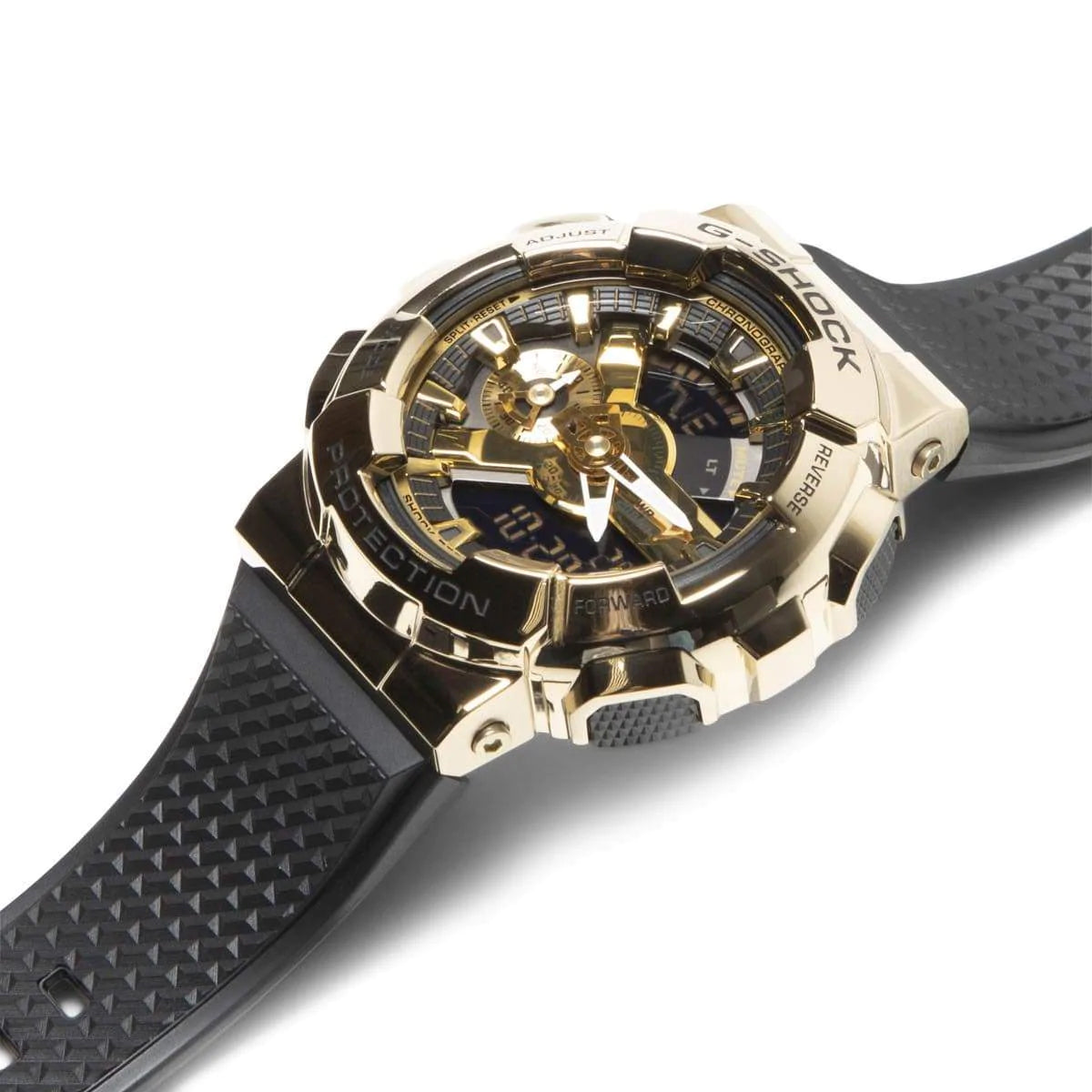 Casio G-Shock Metal Covered Series Analog-Digital Gold x Black Watch GM110G-1A9DR