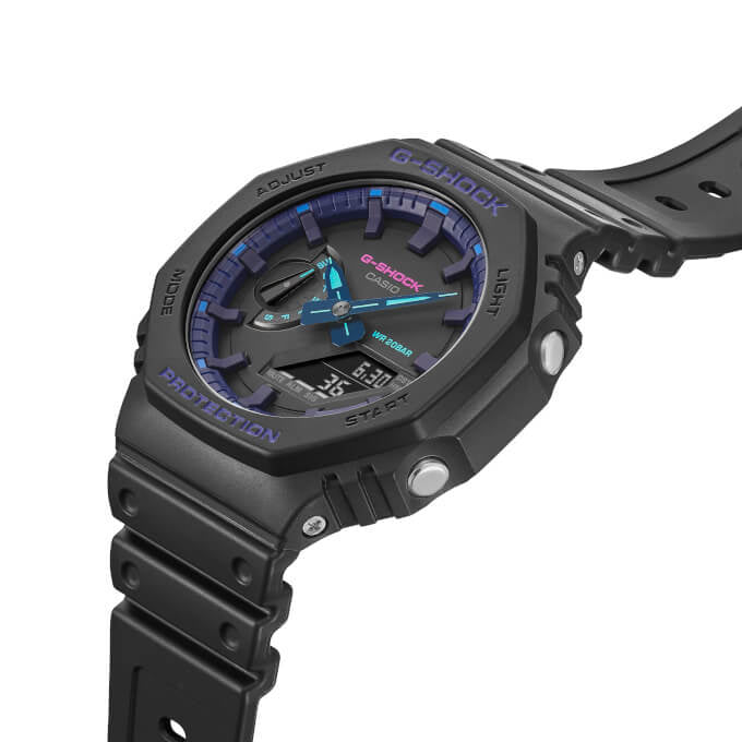 Casio G-Shock Carbon Core Guard Virtual Reality AP CasiOak Watch GA2100VB-1ADR