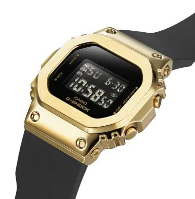 Casio G-Shock Digital Metal-Resin Black x Gold Women's Watch GMS5600GB-1ADR