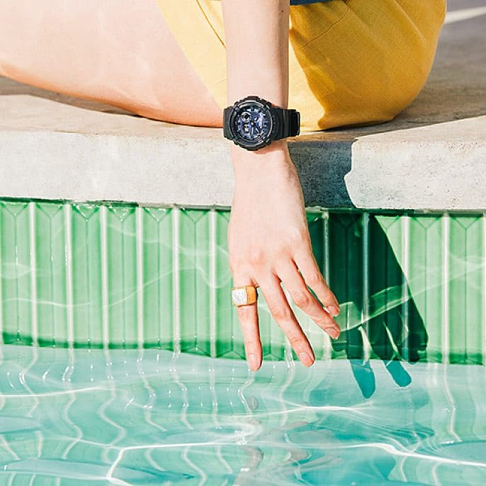 Casio Baby-G Standard Anadigi All Black Stealth Series Watch BGA-280-1ADR