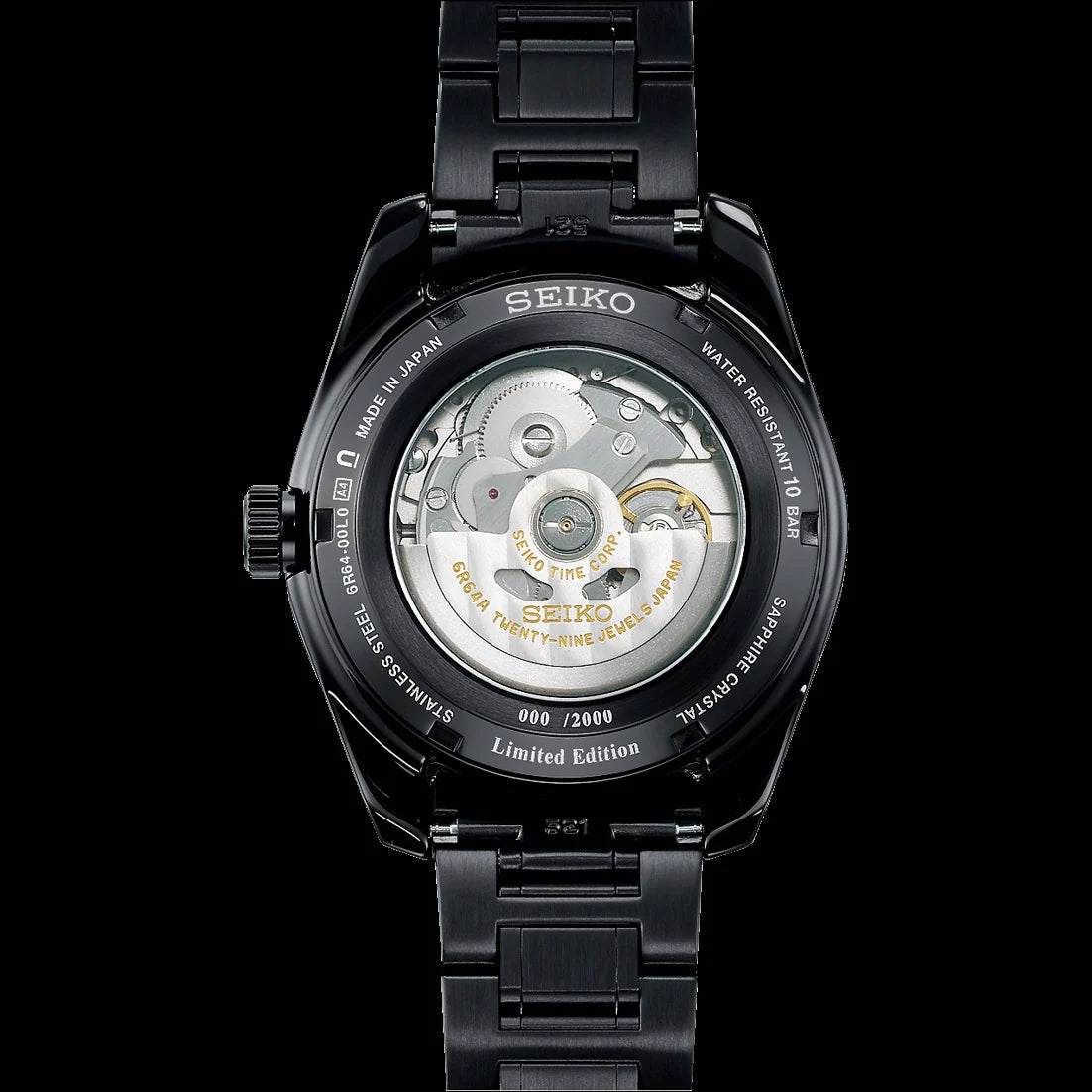 Seiko Presage Sharp Edged Series Limited Edition Akebono GMT Men's Watch SPB361J1