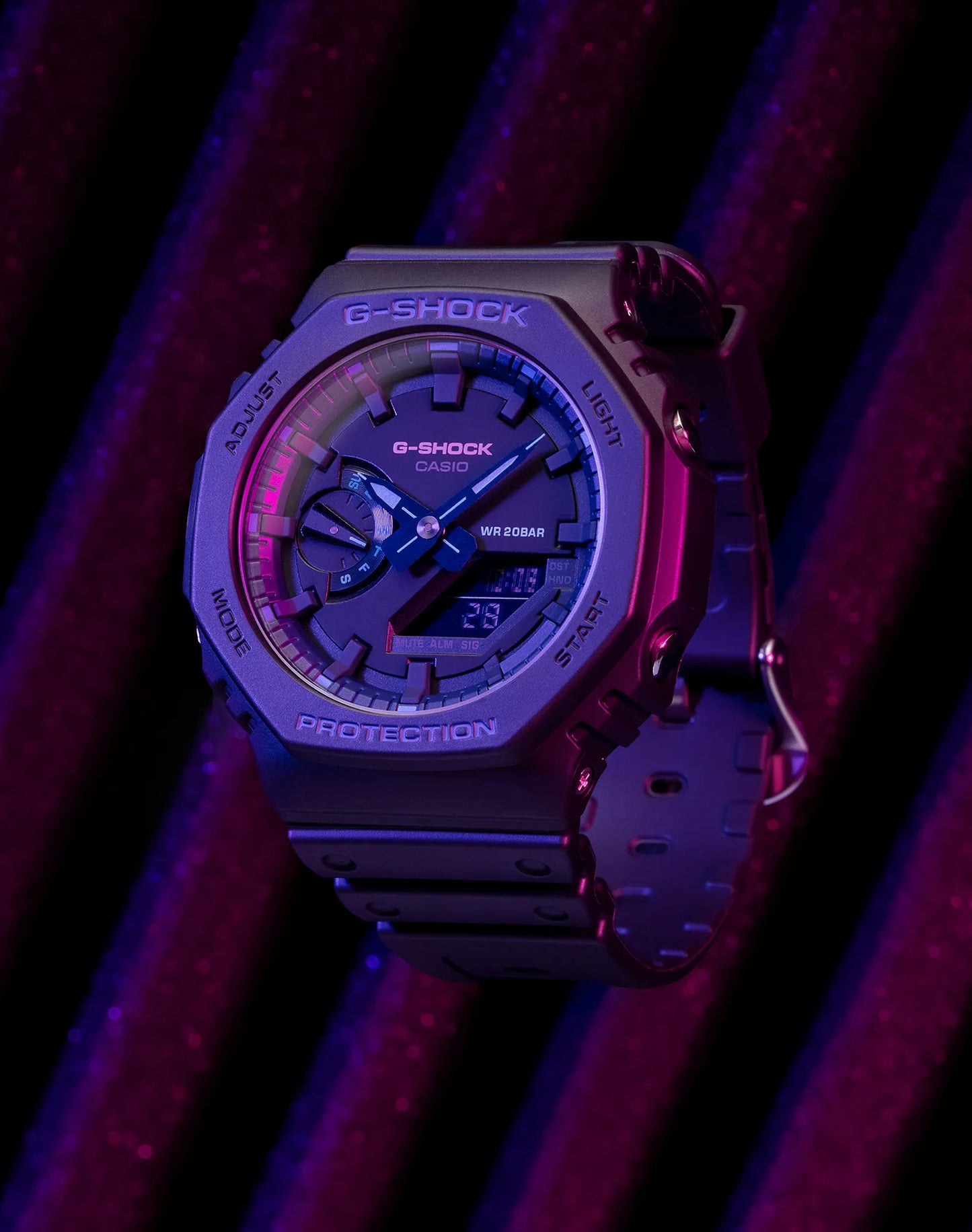 Casio G-Shock Carbon Core Guard Virtual Reality AP CasiOak Watch GA2100VB-1ADR