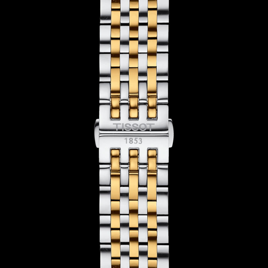 Tissot Swiss Made T-Classic Tradition 2 Tone Gold Plated Men's Watch T0636102203700