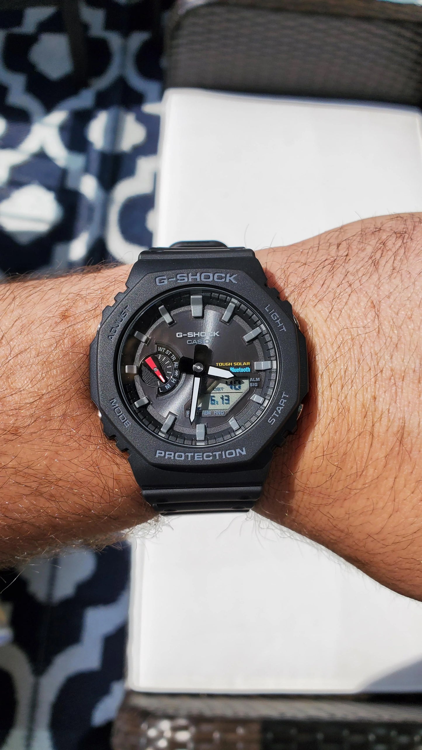 Casio G-Shock Tough Solar Bluetooth Black AP CasiOak Watch GAB2100-1ADR