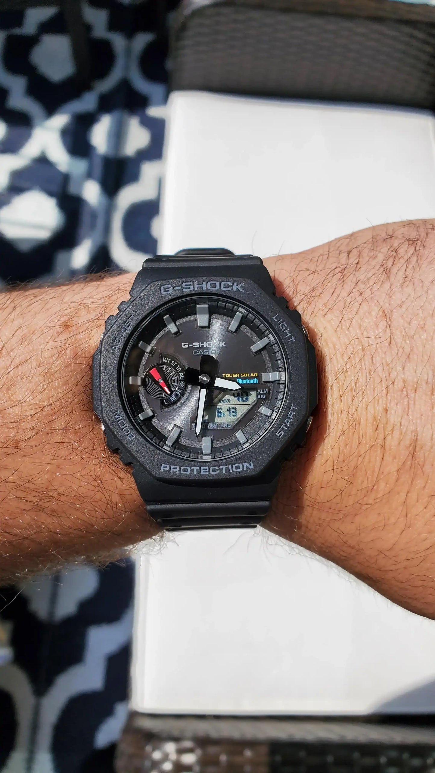 Casio G-Shock Tough Solar Bluetooth Black AP CasiOak Watch GAB2100-1ADR