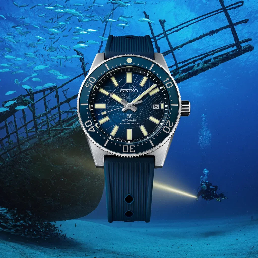 Seiko Prospex STO Astrolabe LE 62MAS Marinemaster Diver's Blue Dial Men's Watch SLA065J1