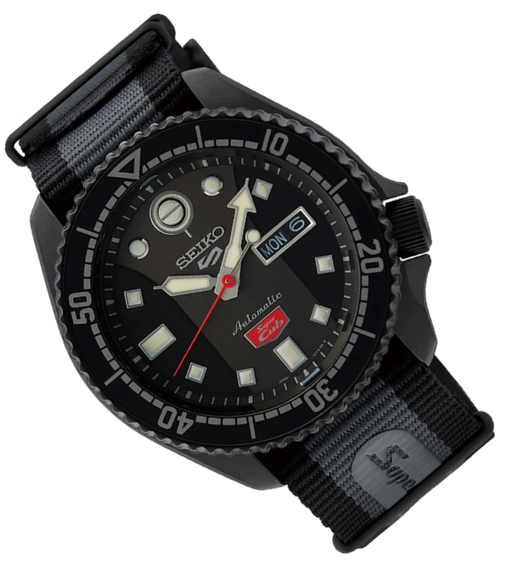 Seiko 5 100M X Honda Super Cub Limited Edition Automatic Watch SRPJ75K1