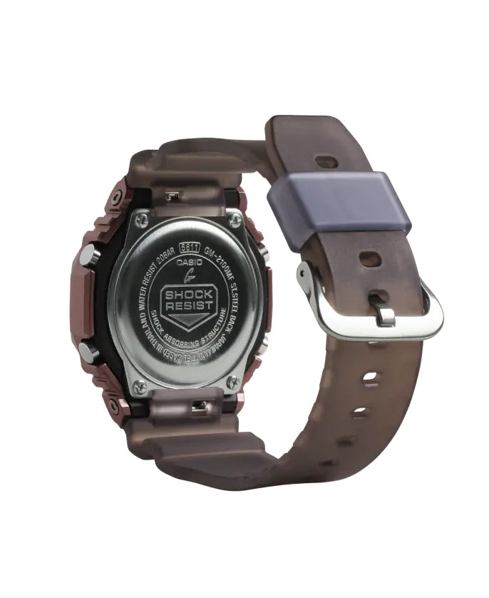 Casio G-Shock Carbon Core Guard Midnight Fog Ion Brown AP CasiOak Men's Metal Case Watch GM2100MF-5ADR