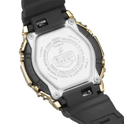 Casio G-Shock CCG Black x Gold AP CasiOak Ladies' Metal Case Watch GMAS2100GB-1ADR