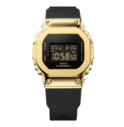 Casio G-Shock Digital Metal-Resin Black x Gold Women's Watch GMS5600GB-1ADR
