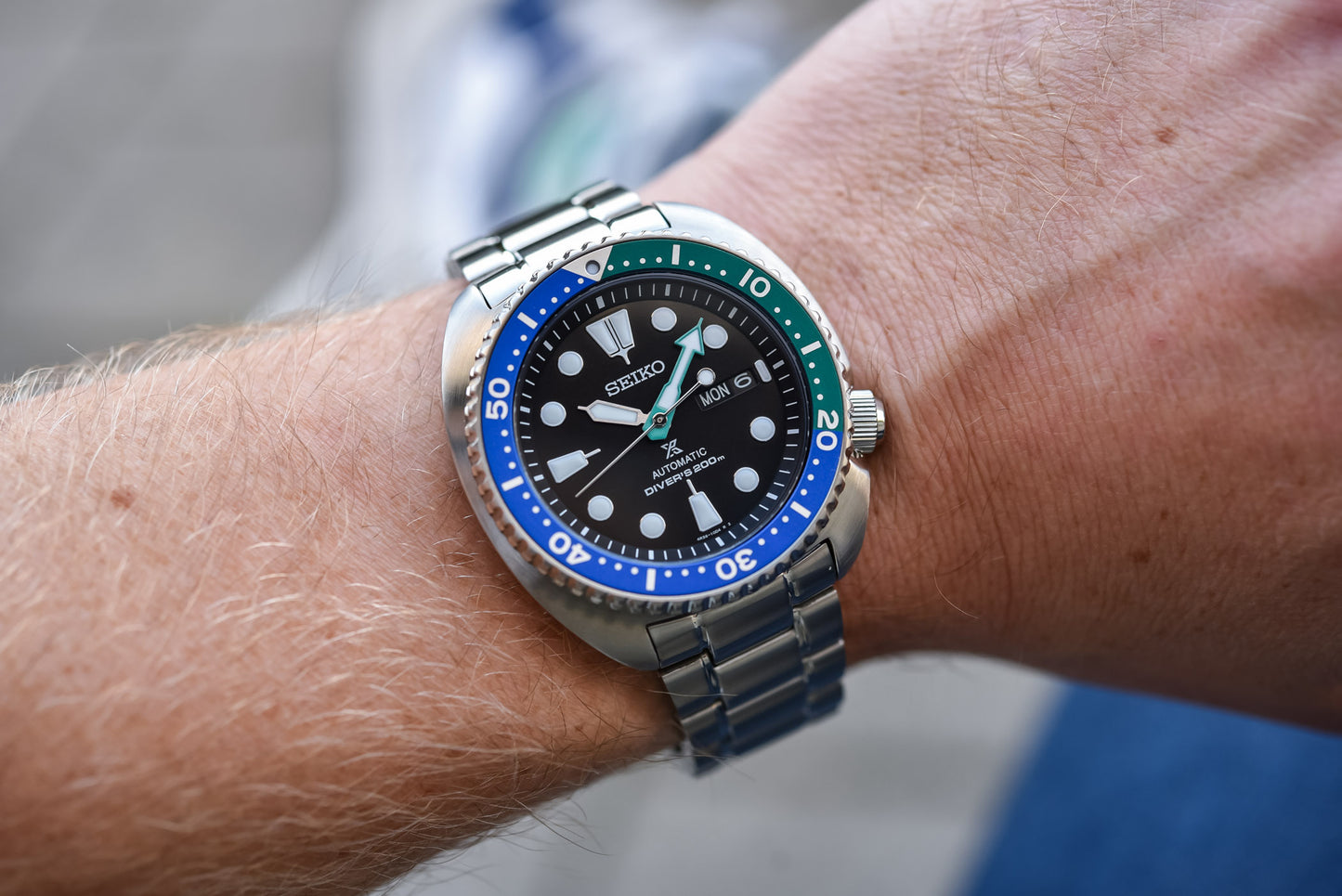 Seiko Special Edition Tropical Lagoon Turtle 200M Men's Watch SRPJ35K1