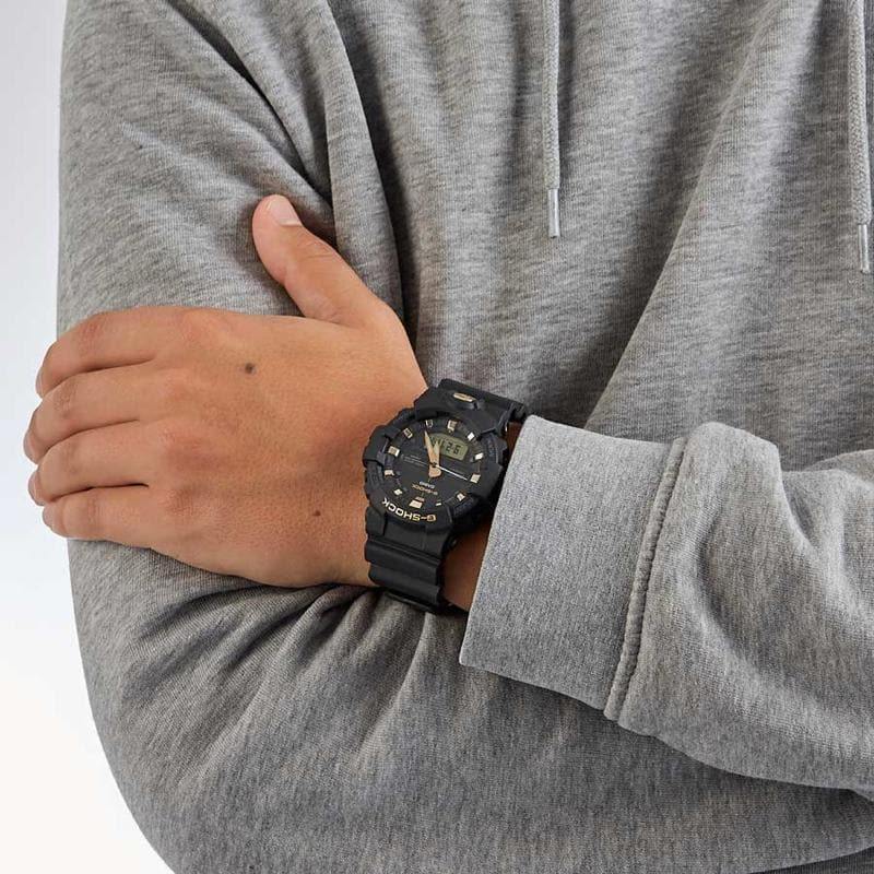 Casio G-Shock Analog-Digital Black x Gold Accents Watch GA810B-1A9DR - Diligence1International