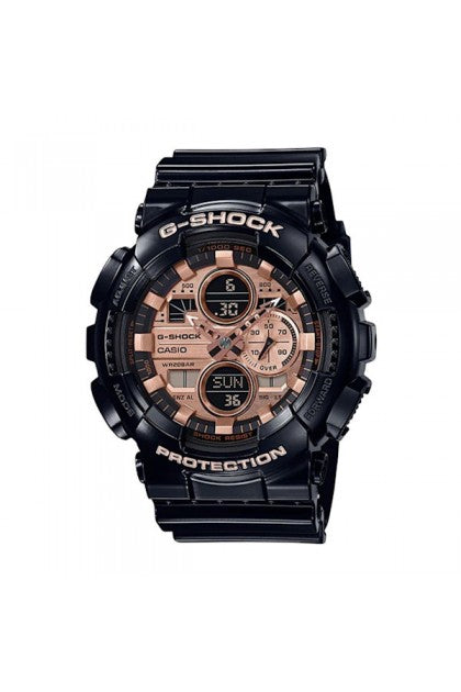 Casio G-Shock Special Color Black x Rose Gold Dial Watch GA140GB-1A2DR