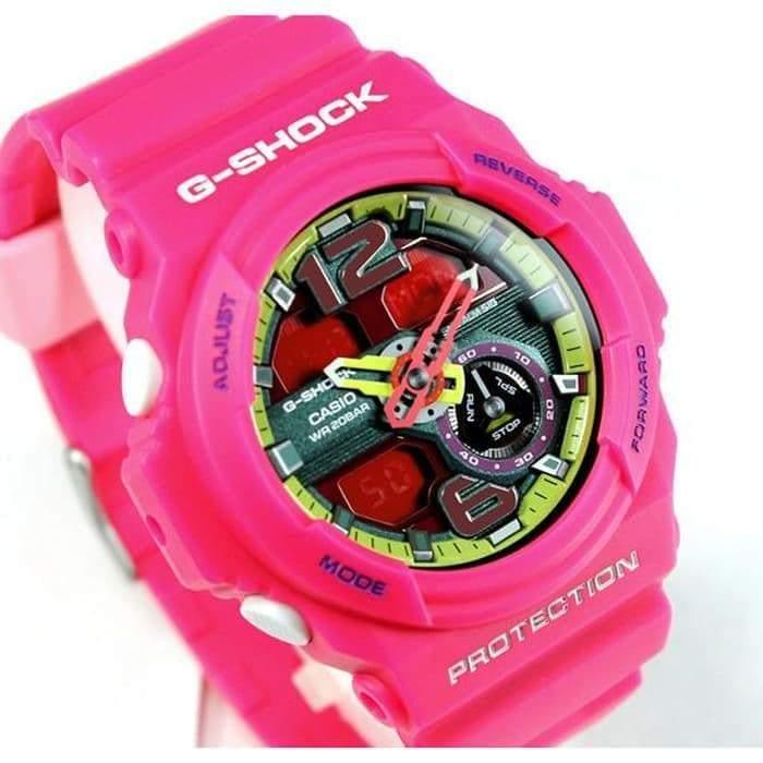 Casio G-Shock Big Size Series Anadigi Pink x Yellow Accent Watch GA310-4ADR - Diligence1International