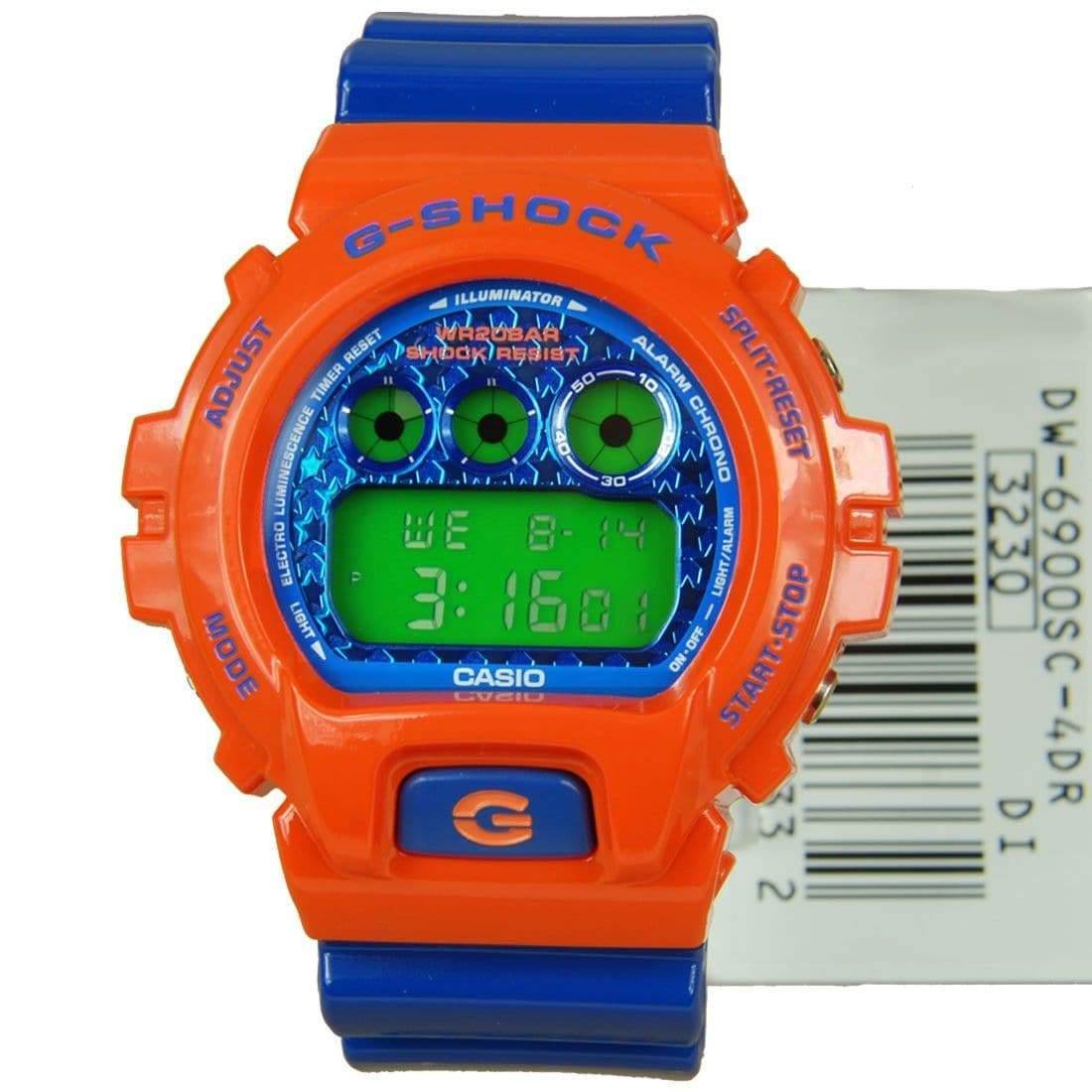 Casio G-Shock Dragon Ball Z Anadigi Hyper Colors Orange x Blue x Green Accents Watch DW6900SC-4DR - Diligence1International