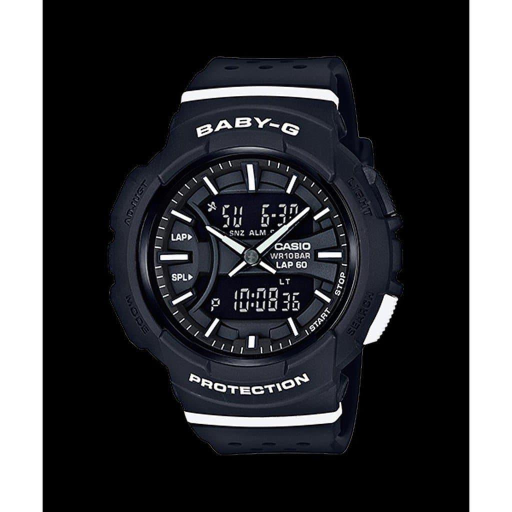 Casio Baby-G Standard Analog-Digital Black x White Accents Watch BGA240-1AD1R - Diligence1International