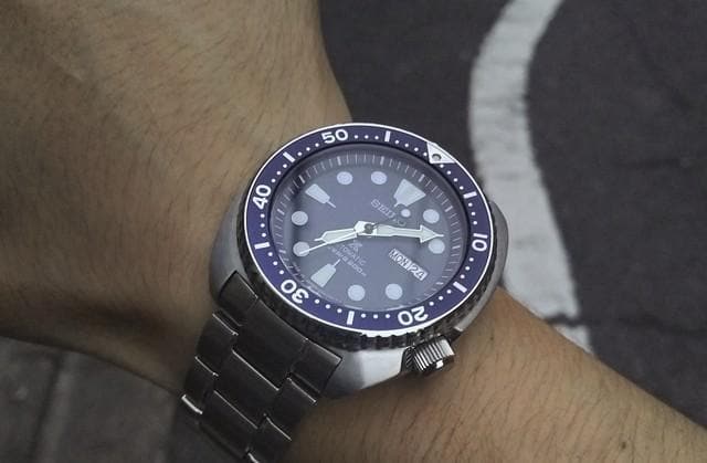 Seiko JAPAN Made Blue Turtle Prospex Diver's Men's Stainless Steel Strap Watch SRP773J1 - Diligence1International