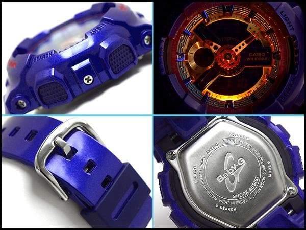 Casio Baby-G BA-110 Series Neon Color Purple Watch BA112-2ADR - Diligence1International