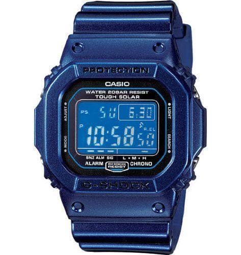 Casio G-Shock Tough Solar Digital Crazy Colors Metallic Blue Watch G5600CC-2DR - Diligence1International