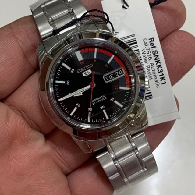 Seiko 5 Classic Men's Size Black Dial Stainless Steel Strap Watch SNKK31K1 - Diligence1International