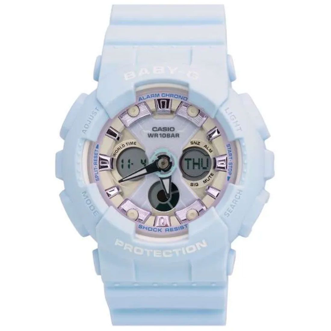 Casio Baby-G Anadigi Icey Pastel Blue Watch BA130WP-2ADR