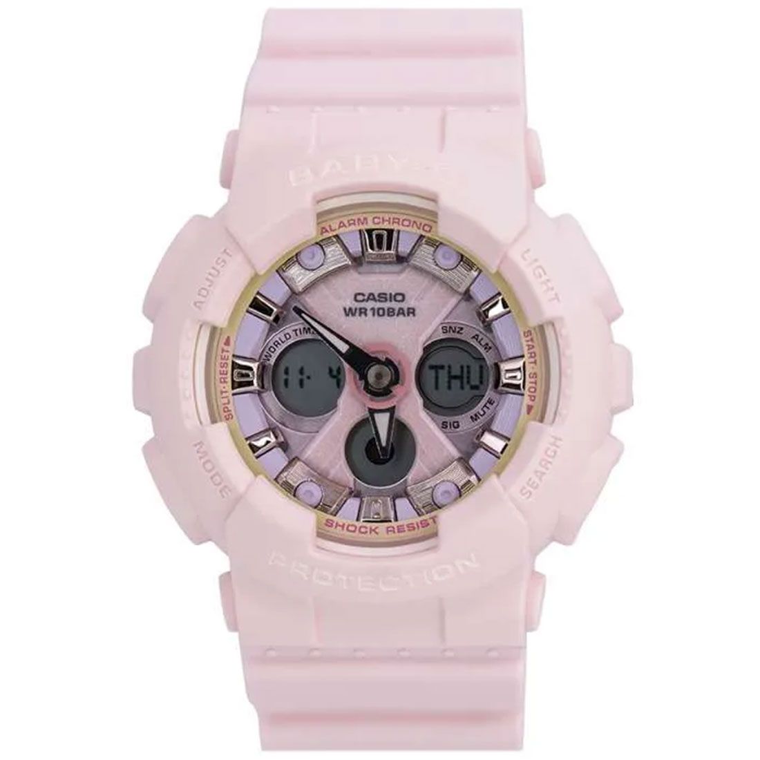 Casio Baby-G Anadigi Icey Pastel Peach Watch BA130WP-4ADR