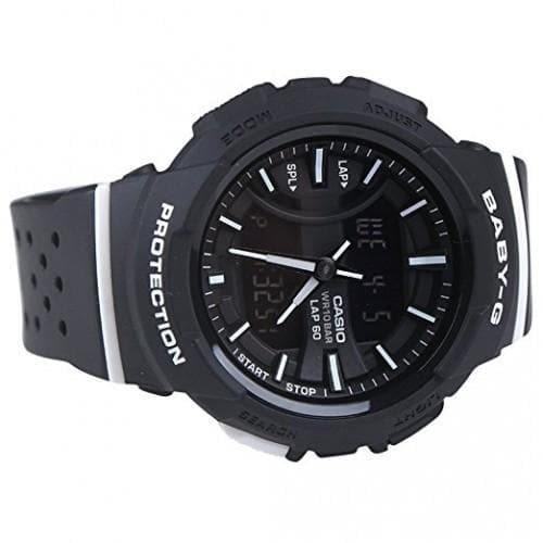 Casio Baby-G Standard Analog-Digital Black x White Accents Watch BGA240-1AD1R - Diligence1International