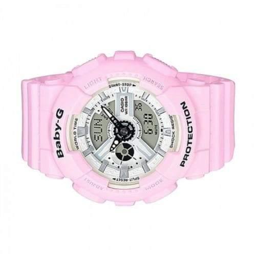 Casio Baby-G BA-110 New Beach Color Series Analog-Digital Pastel Pink Watch BA110BE-4ADR - Diligence1International