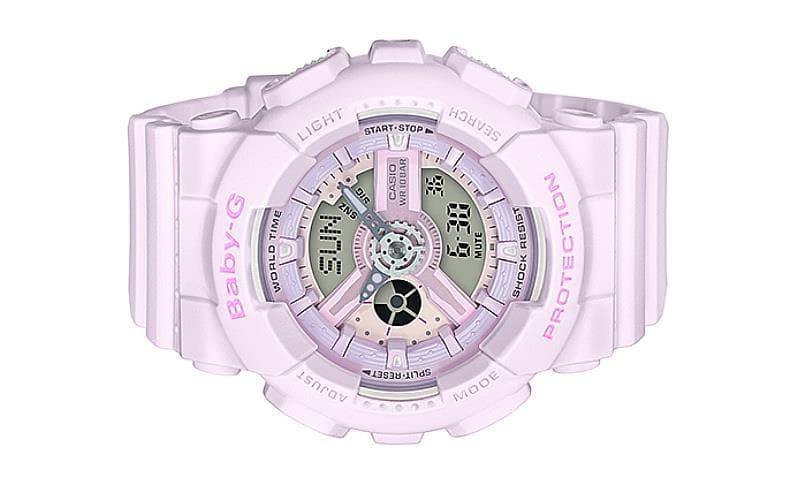 Casio Baby-G BA110 Series Standard Analog-Digital Purple Watch BA110-4A2DR - Diligence1International