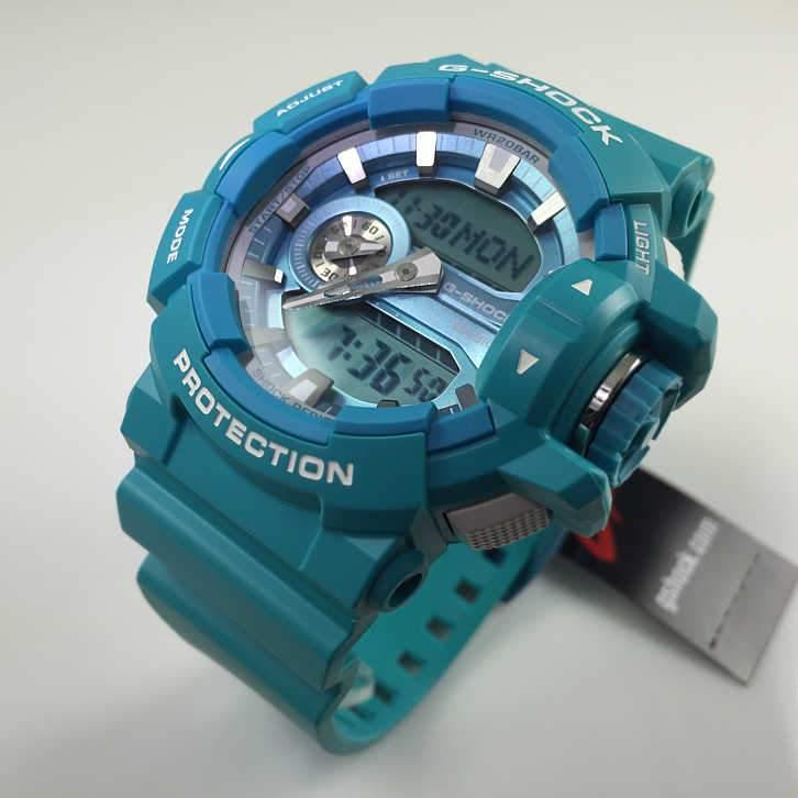 Casio G-Shock Big Case Analog-Digital Baby Blue Watch GA400A-2ADR - Diligence1International