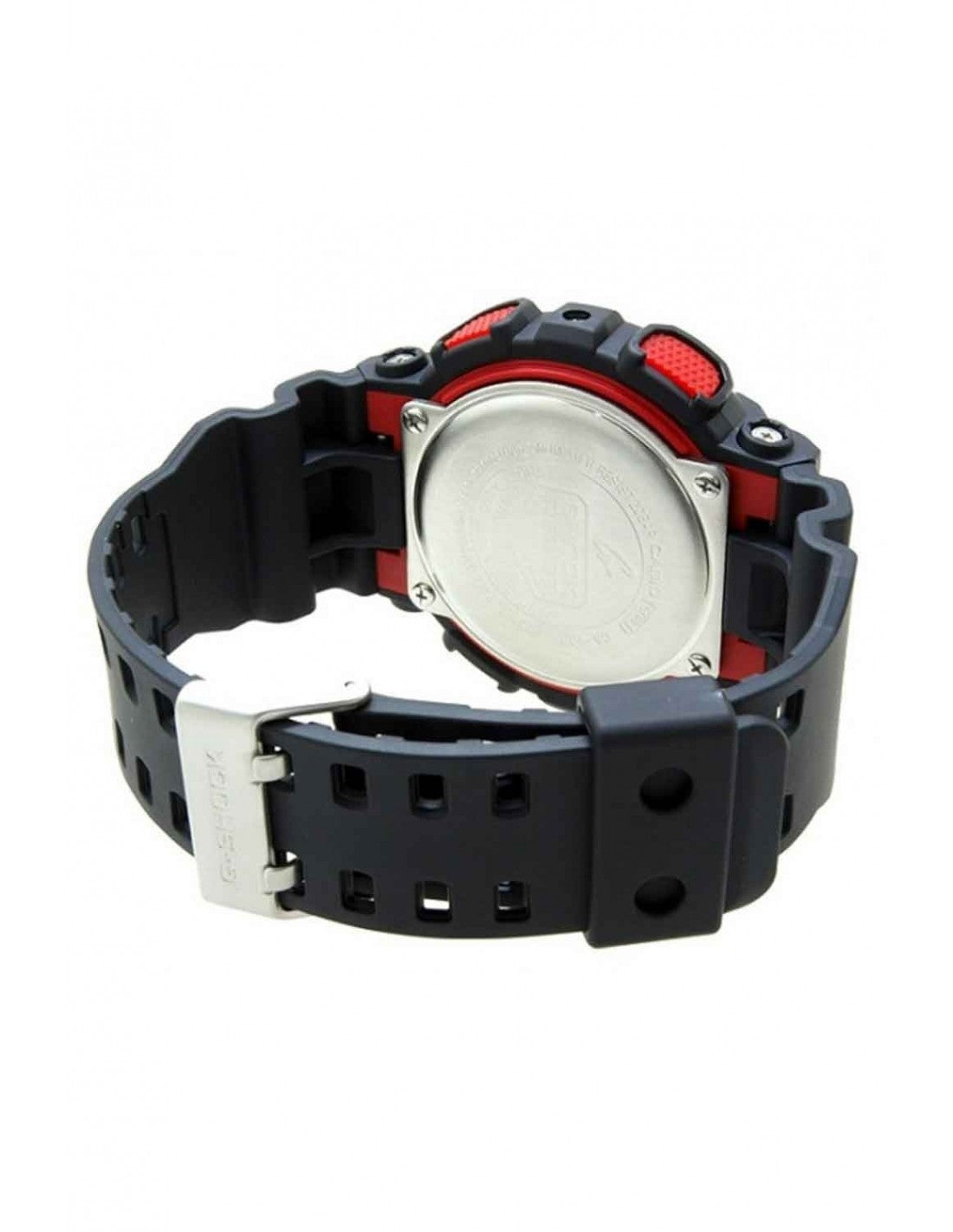 Casio G-Shock Analog-Digital Black x Red Accents Watch GA100-1A4DR