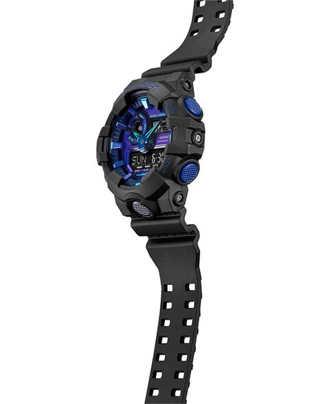 Casio G-Shock Anadigi Virtual Reality Blue Violet x Black Watch GA700VB-1ADR