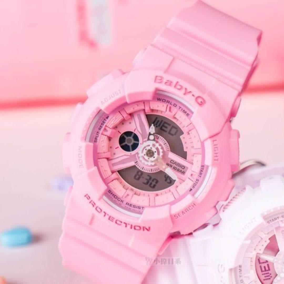 Casio Baby-G BA-110 Series Standard Analog-Digital Pink Watch BA110-4A1DR - Diligence1International