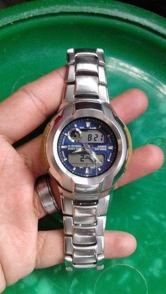 Casio G-Shock Retrograde Cockpit Series Anadigi Stainless Blue Dial Watch G1700D-2AVDR - Diligence1International