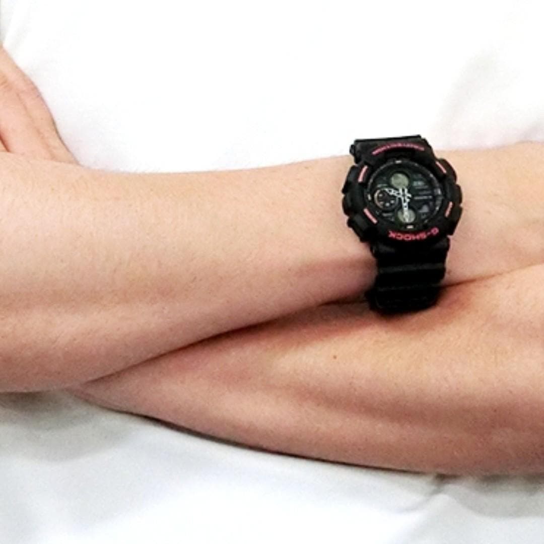 Casio G-Shock Standard Analog-Digital Basic Color Black Watch GA140-1A4DR - Diligence1International