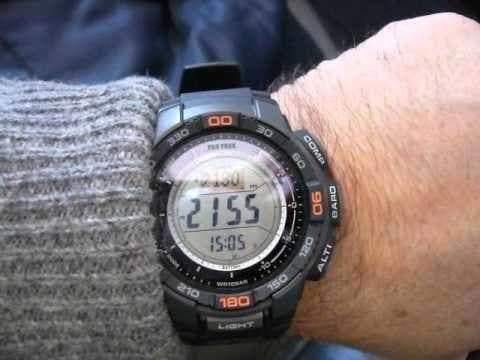 Casio Protrek Solar Powered Triple Sensor Digital Men's Black Resin Watch PRG270-1 - Diligence1International