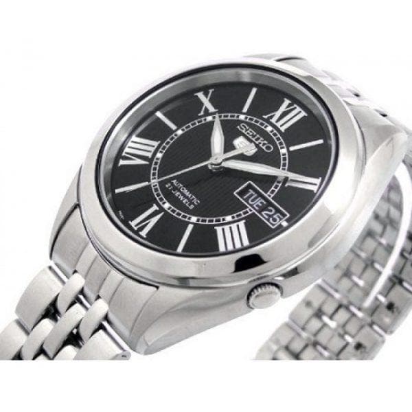 Seiko 5 Classic Men's Size Black Dial Stainless Steel Strap Watch SNKL35K1 - Diligence1International