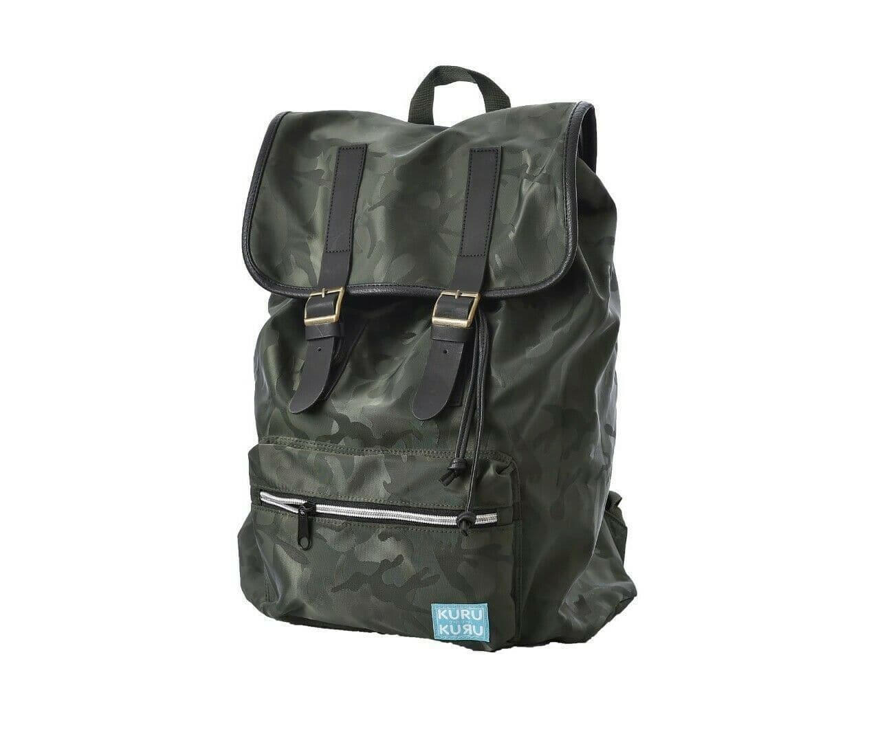 Kuru Kuru クールクール Throb Backpack Bag Camo Green+Free P399 Magic Cooling Towel