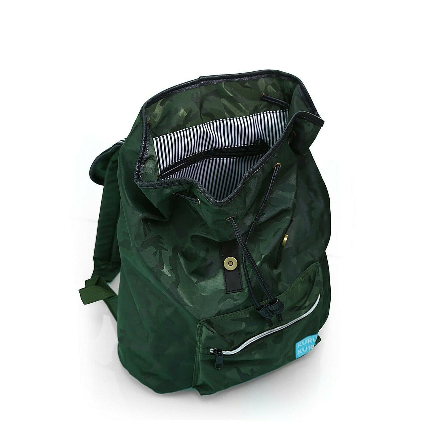 Kuru Kuru クールクール Throb Backpack Bag Camo Green+Free P399 Magic Cooling Towel