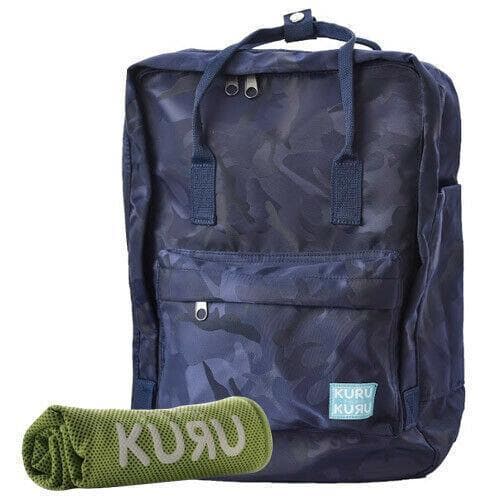 Kuru Kuru クールクール Travel Light Classic Backpack Bag + Free P399 Magic Cooling Towel