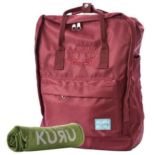 Kuru Kuru クールクール Travel Light Classic Backpack Bag + Free P399 Magic Cooling Towel