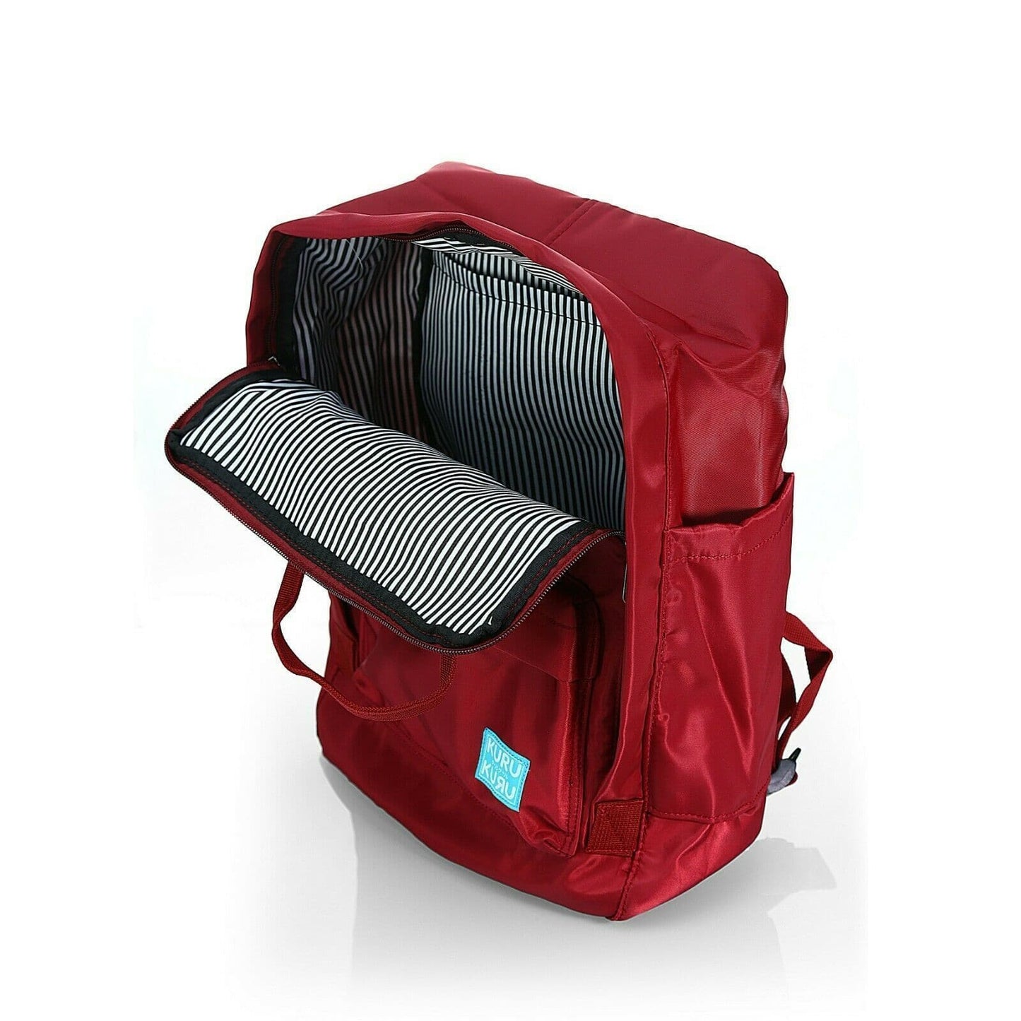 Kuru Kuru クールクール Travel Light Classic Backpack Bag Maroon Red Twill TLC-81246