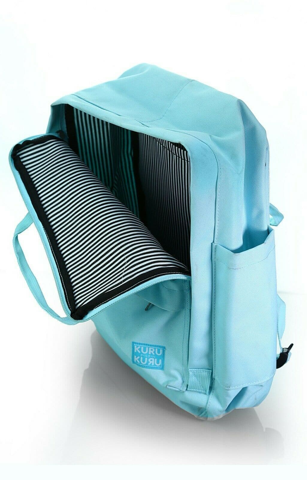 Kuru Kuru クールクール Travel Light Classic Backpack Bag Sky Blue 600D Polyester TLC-8